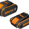 Worx Motorsensen|Freischneider|Akku-Set 20 V 2 Ah/4 Ah WA3605