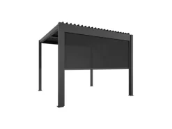 Ximax Markisen|Seitenmarkise Aluminium Pergola Elektrisch 300 cm Dunkelgrau