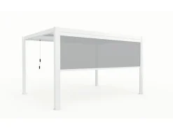 Ximax Markisen|Seitenmarkise Aluminium Pergola Elektrisch 400 cm Weiß