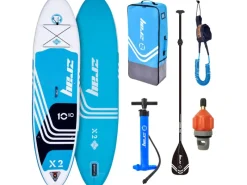 Zray Wassersport|Aufblasbares Stand Up Paddle Board X2 Komplettset Blau 330 x 81 x 15 cm inkl. Zubehör