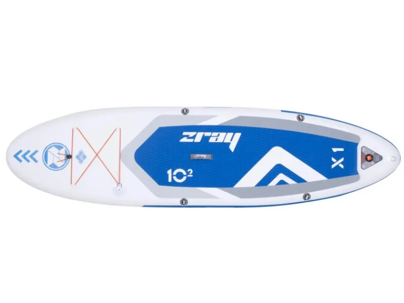 Zray Wassersport|Aufblasbares Stand Up Paddle Board X1 Komplettset Blau 310 x 81 x 15 cm inkl. Zubehör